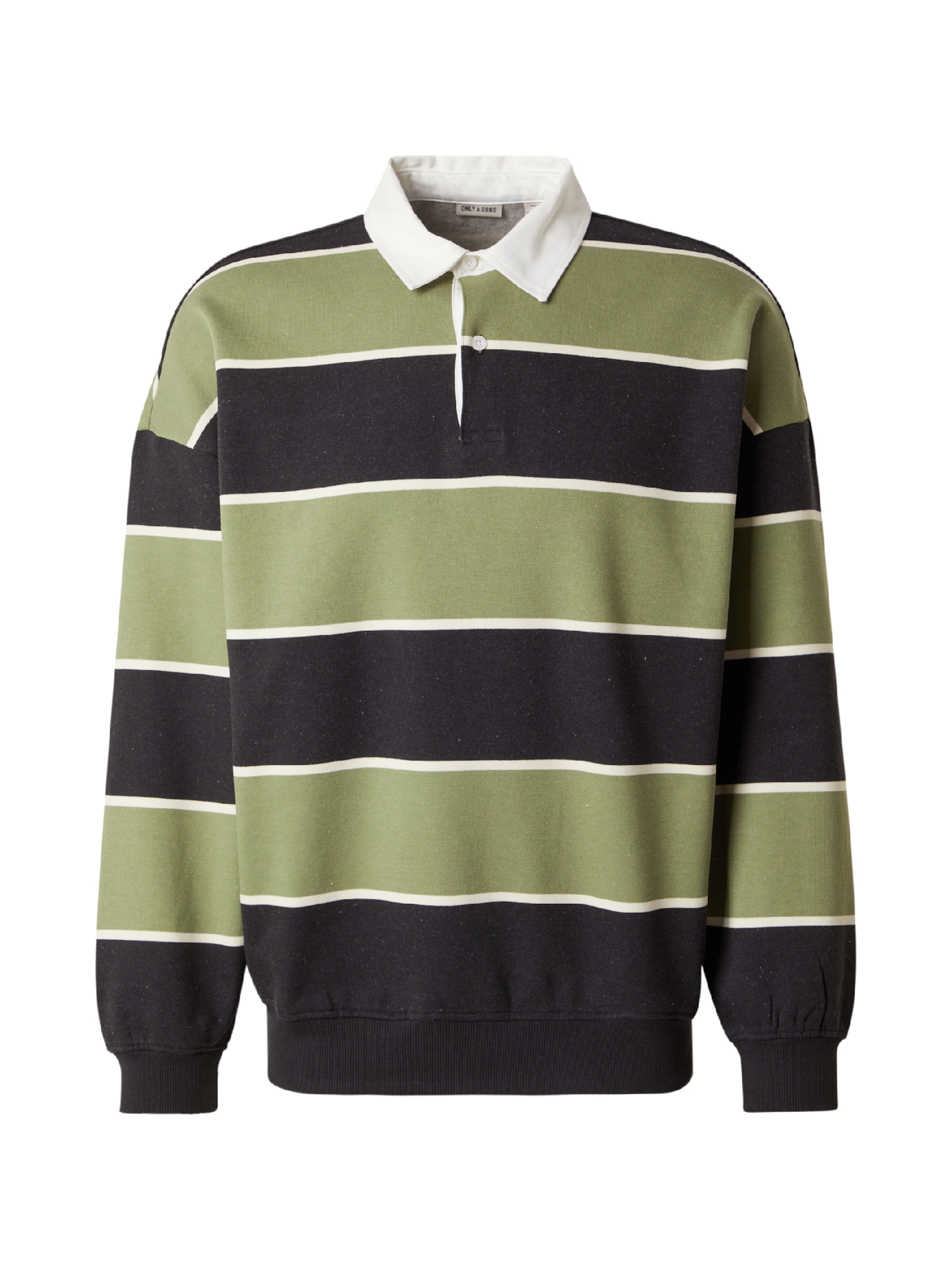 Only & Sons Collegepaita 'ONSJEFFREY' värissä vihreä: etupuoli