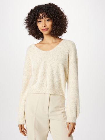 Pullover 'ROSETTE' di ONLY in beige: frontale