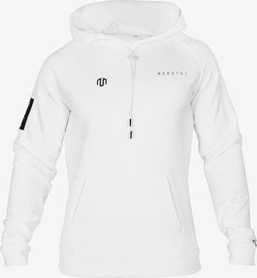 MOROTAI Athletic Sweatshirt 'Paris' in White: front