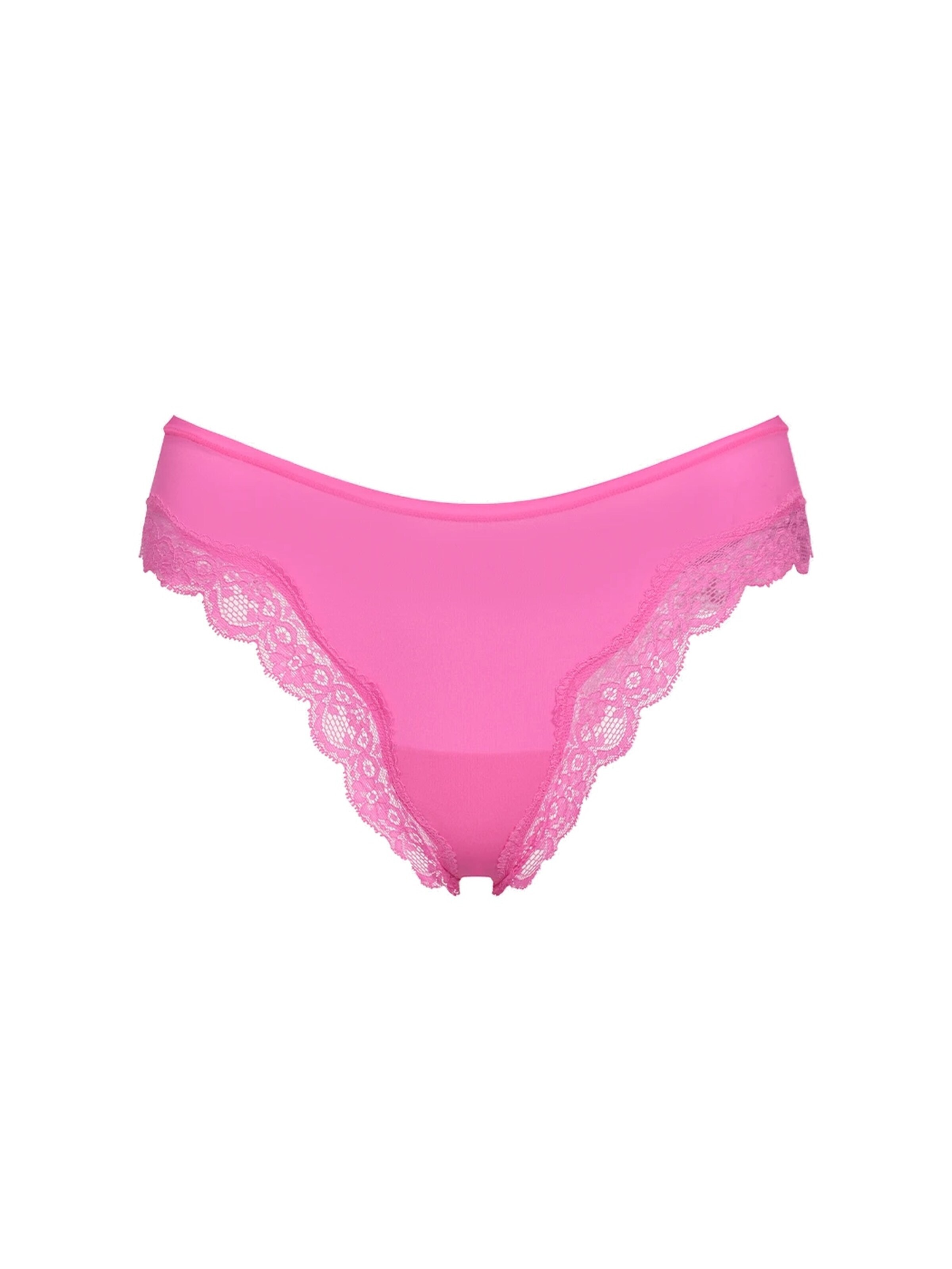cfab - Tanga 'Lace Tanga' en rosa: frente