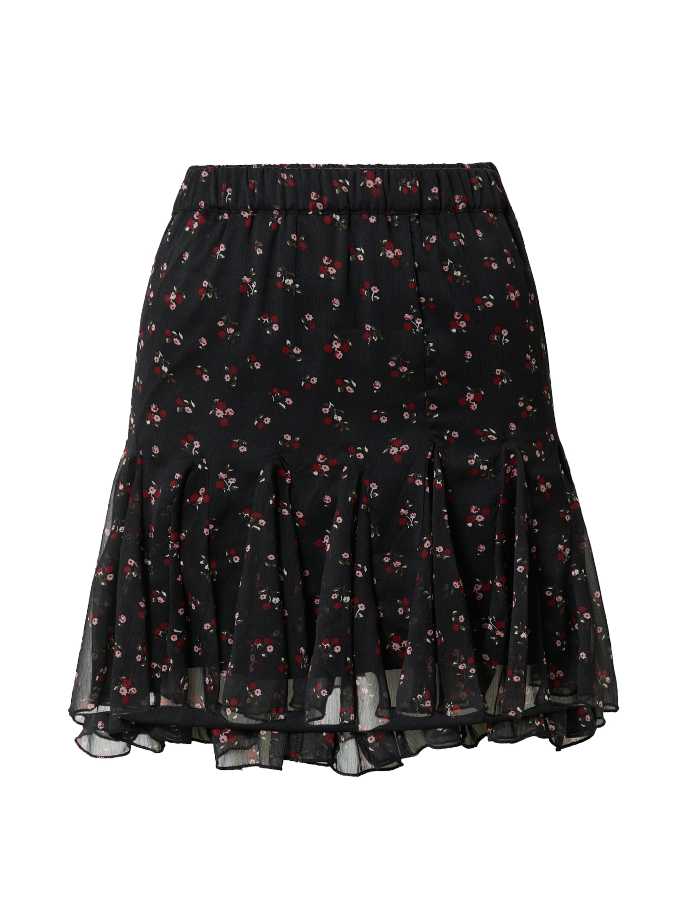 ABOUT YOU Falda 'Rosa' en rosa / rojo oscuro / negro, Vista del producto