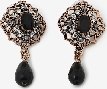 juoda SOHI Auskarai 'Sandeep': priekis