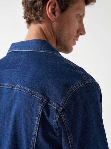 Salsa Jeans Tussenjas in Blauw