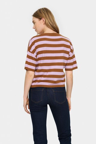 SAINT TROPEZ Cardigan ' Fikam ' i brun