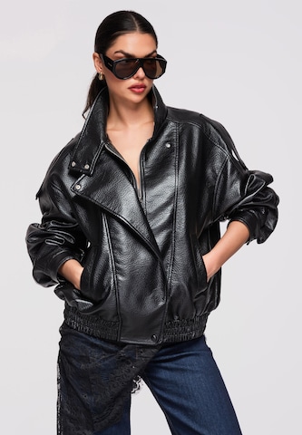 Ombre Between-season jacket in Black: front