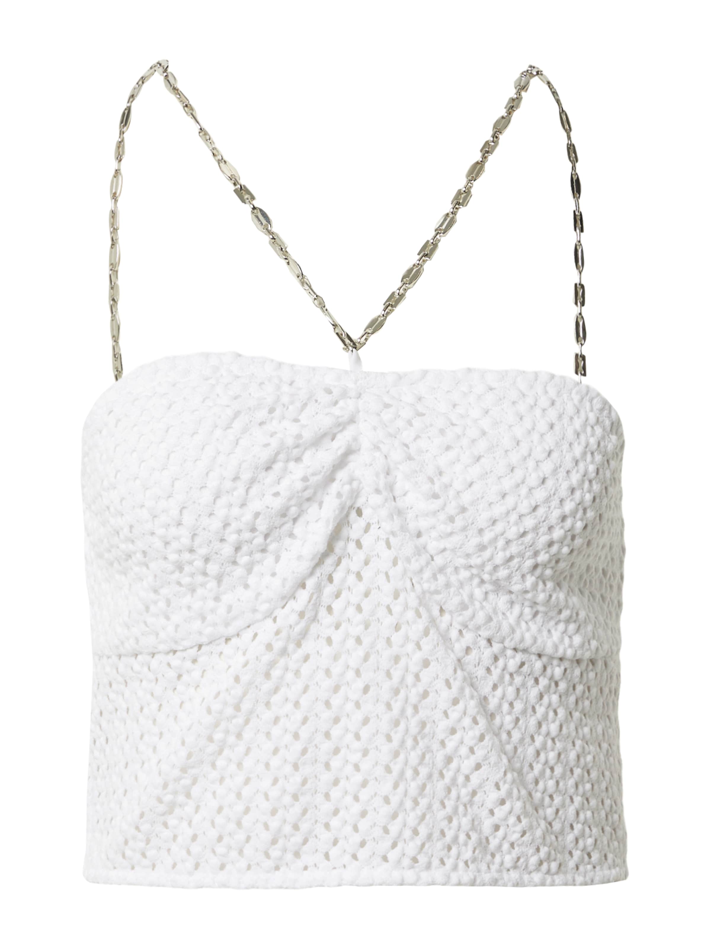 ABOUT YOU x Emili Sindlev Top 'Colleen' in White: front