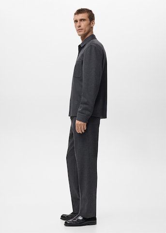 MANGO MAN Regular fit Button Up Shirt 'Alcudia' in Grey