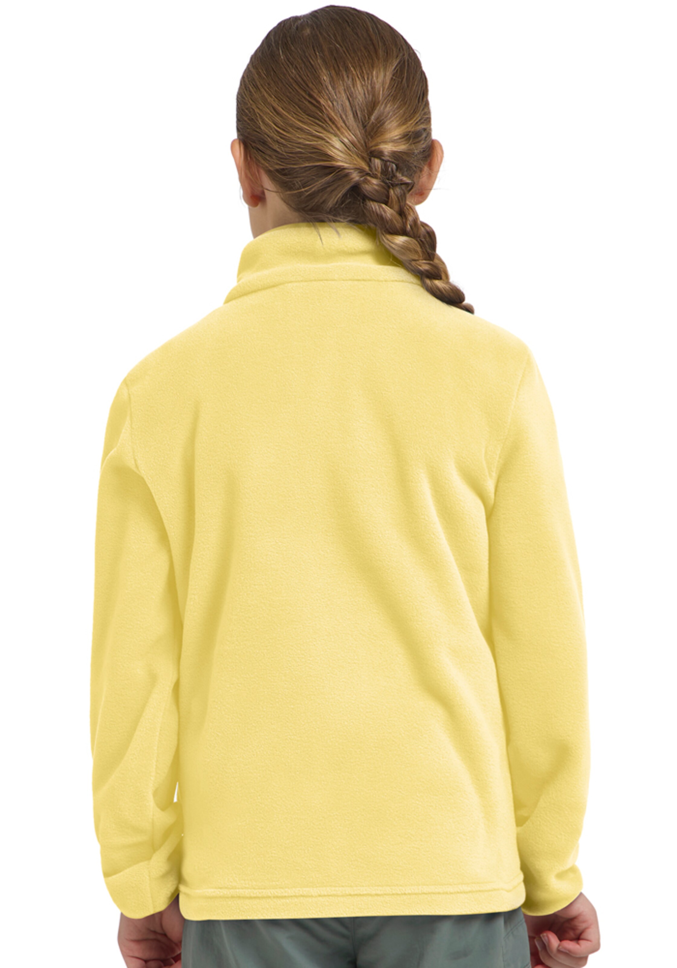 JACK WOLFSKIN Funktionsfleecejacke 'Taunus' in Gelb