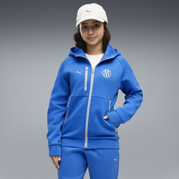 PUMA Sports sweat jacket 'Olympique De Marseille Pumatech' in Blue: front