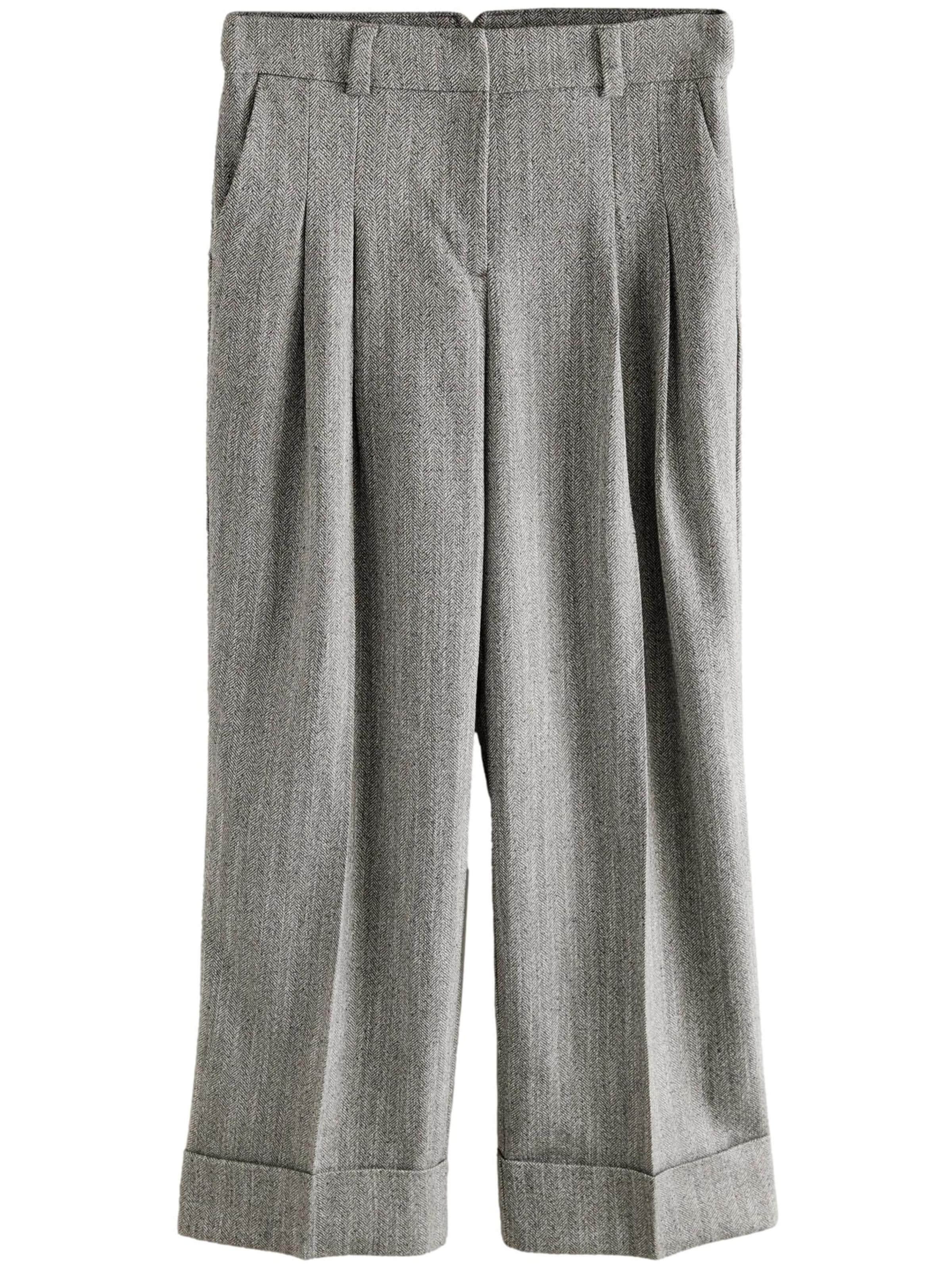 Loosefit Pantalon à pince Next en gris : devant