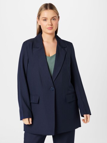 ONLY Carmakoma - Blazer 'Thea' en azul: frente