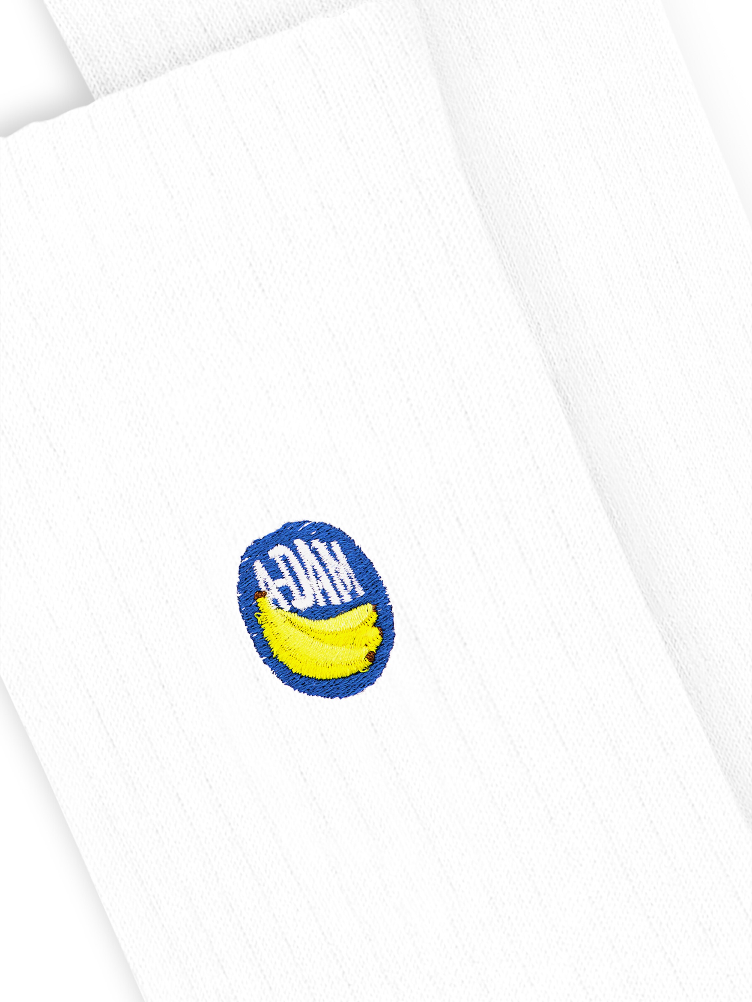 A-dam Socks 'Banana Sticker' in White