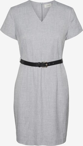 Robe fourreau 'YOLANDA' VERO MODA en gris : devant