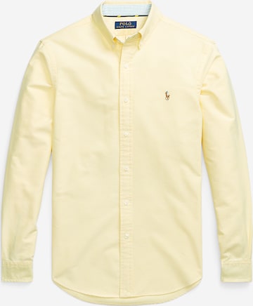 Coupe slim Chemise Polo Ralph Lauren en jaune : devant