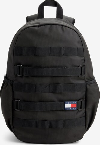 Tommy Jeans Backpack in Black: front