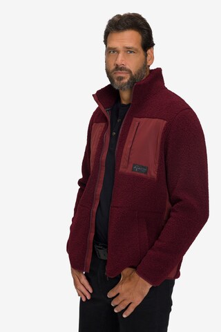 JP1880 Sweatvest in Rood: voorkant