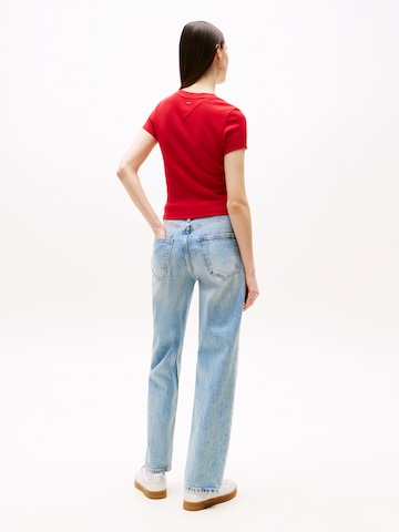 Tommy Jeans - Camisa 'New York' em vermelho