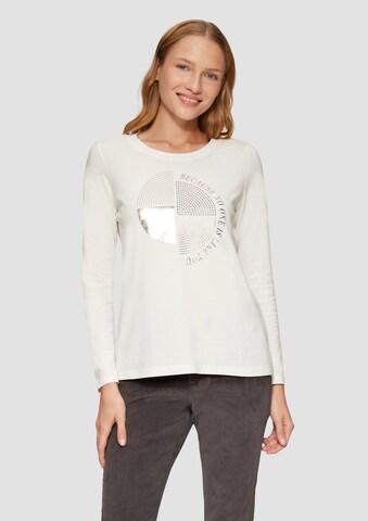 T-shirt s.Oliver en beige : devant