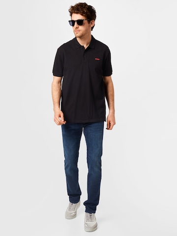 HUGO Red Shirt 'Donos' in Black