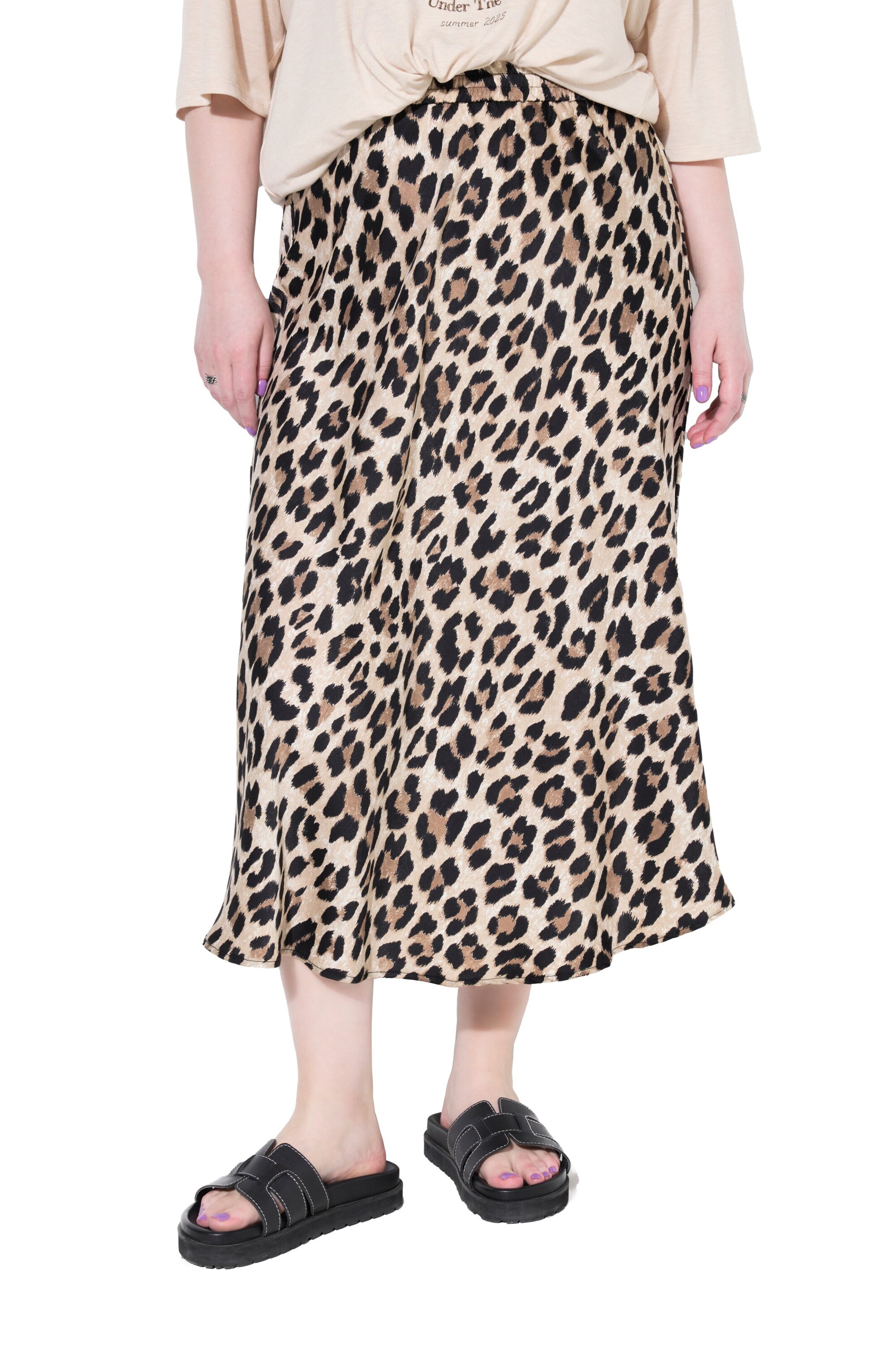 Studio Untold Rok in Beige: voorkant