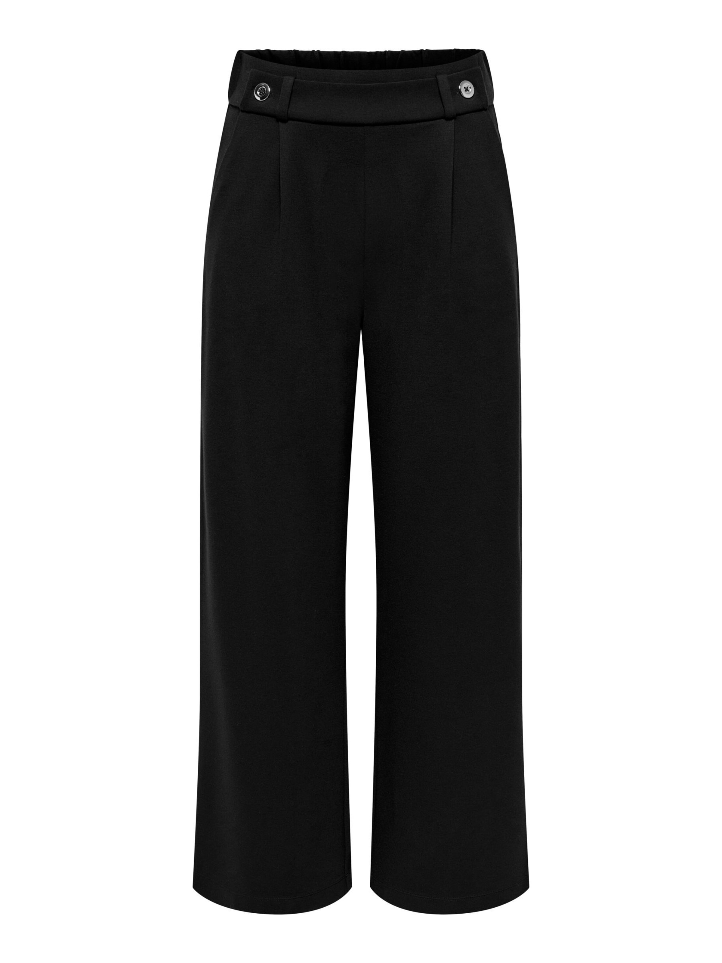 JDY - Pierna ancha Pantalón 'JDYNew' en negro: frente