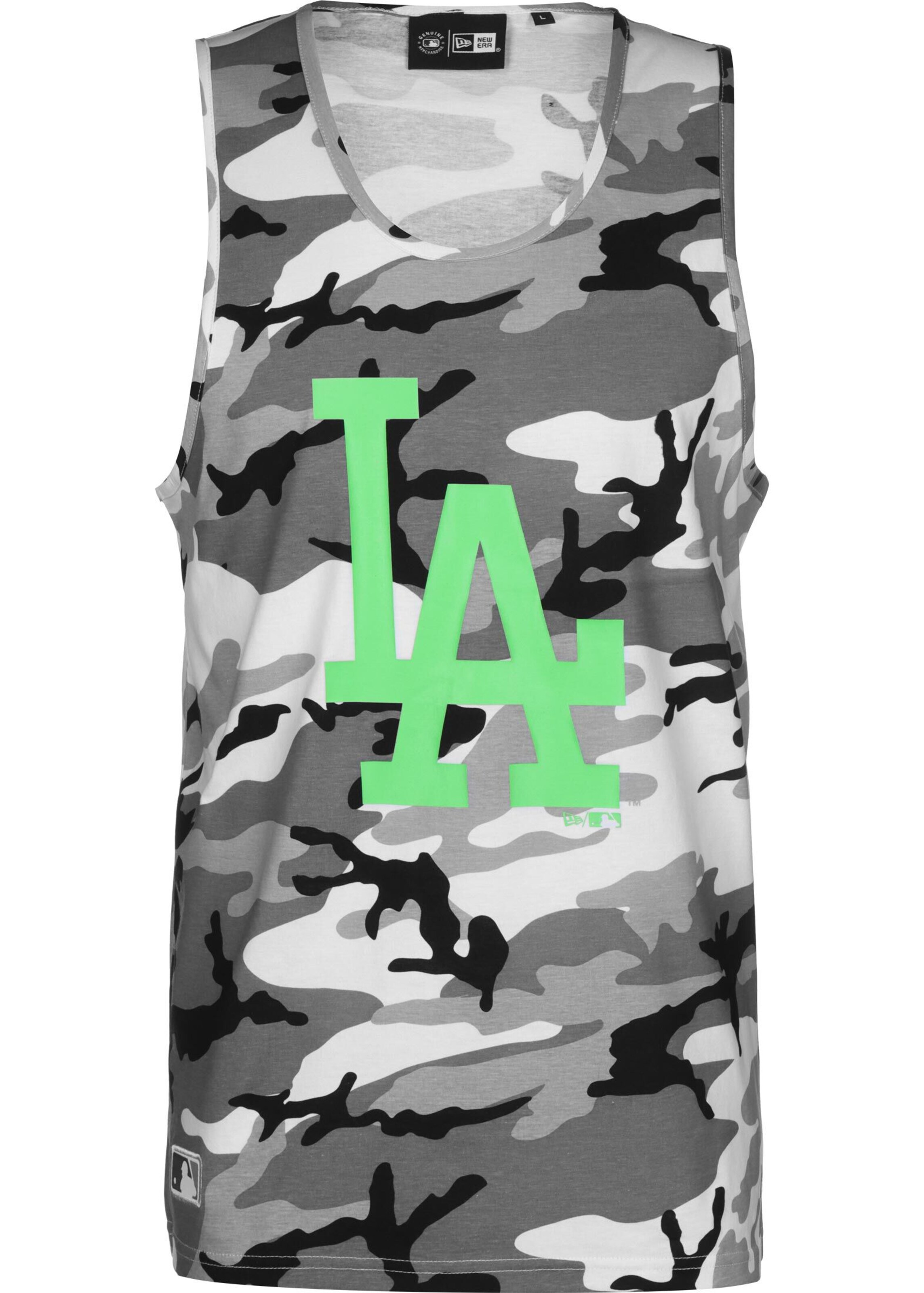 Maglietta 'La Dodgers' di NEW ERA in grigio: frontale