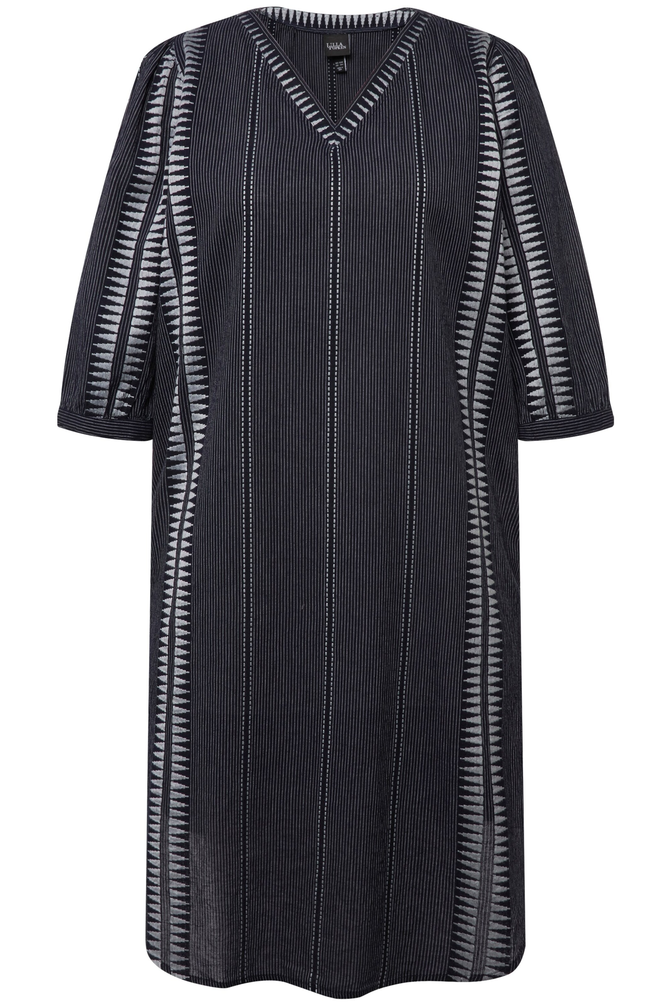 Ulla Popken Jurk in Grijs: voorkant