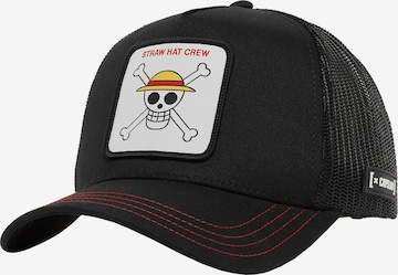 Casquette 'One Piece' Capslab en noir : devant