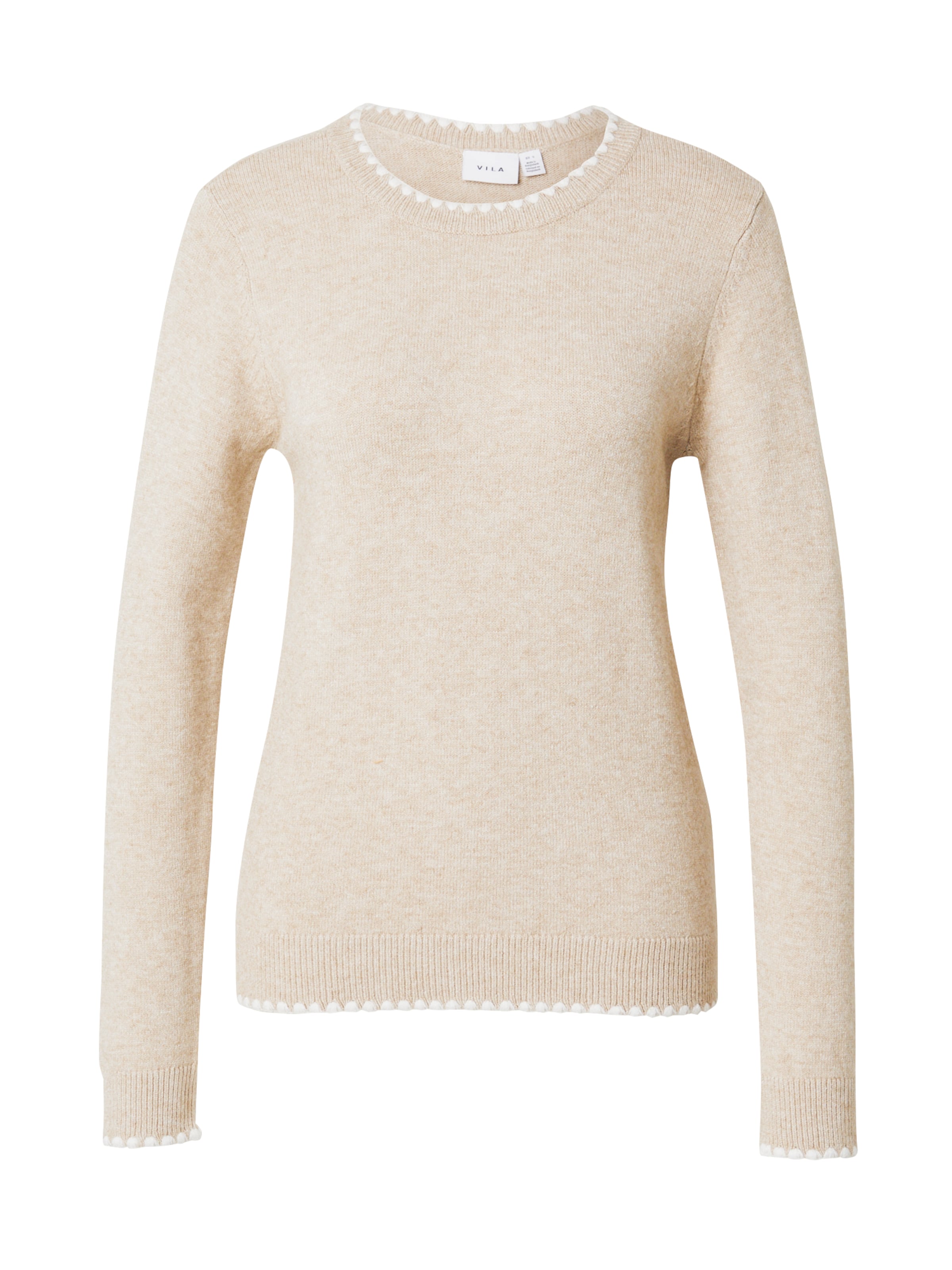 VILA - Jersey 'VIRil' en beige: frente
