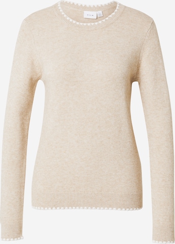 Pull-over 'VIRil' VILA en beige : devant