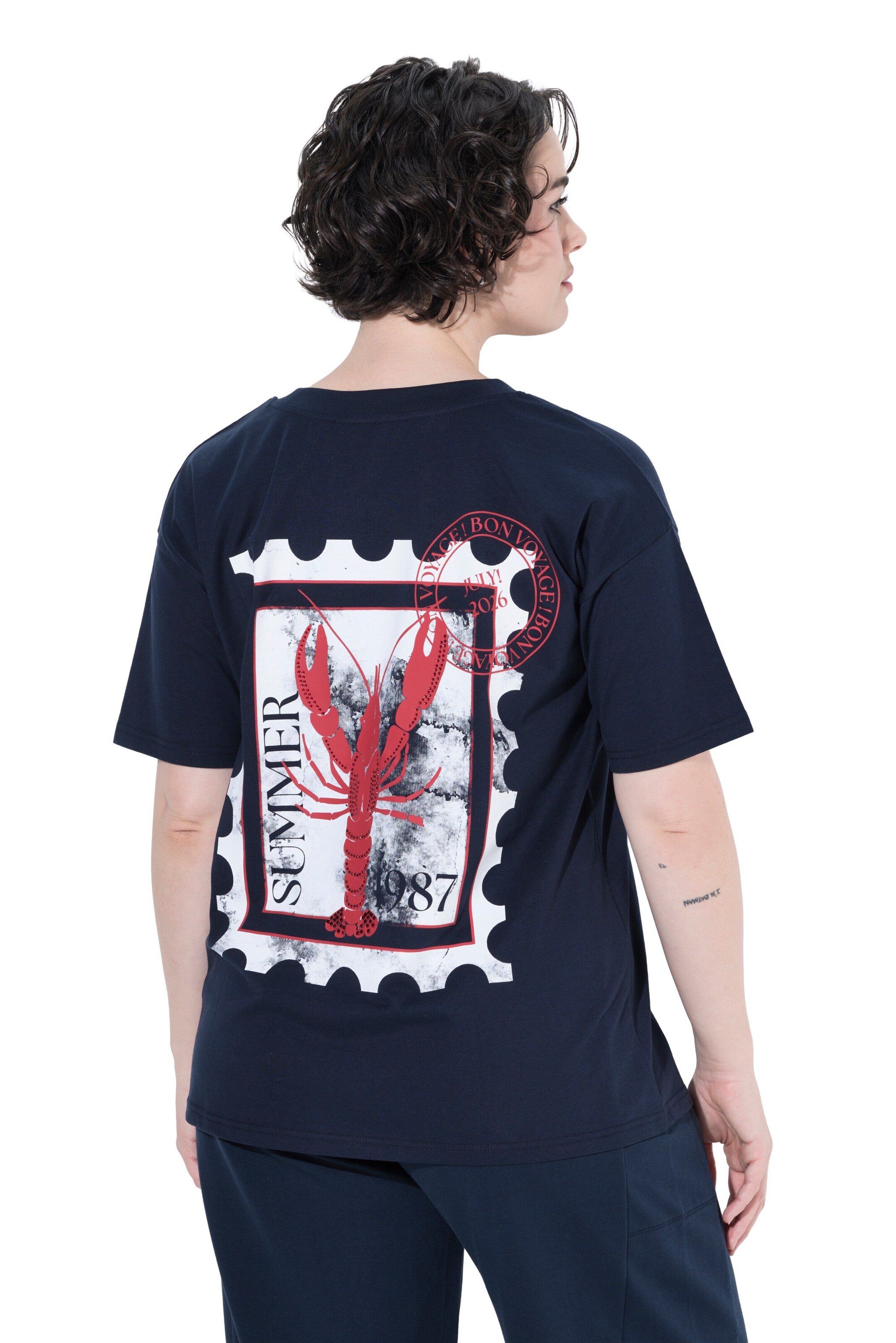 Ulla Popken Shirt in Blauw