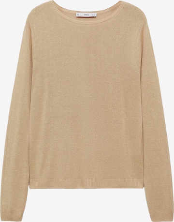 MANGO Пуловер 'ROSA' в кафяво: отпред
