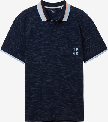 TOM TAILOR Poloshirt in Blau: predná strana