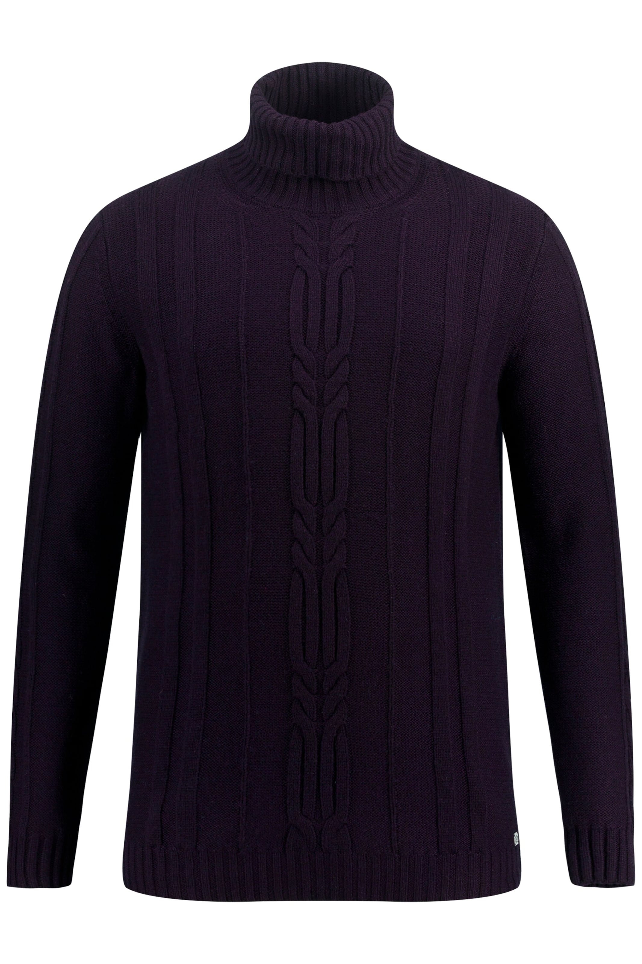 JP1880 Pullover in Lila: Vorderseite