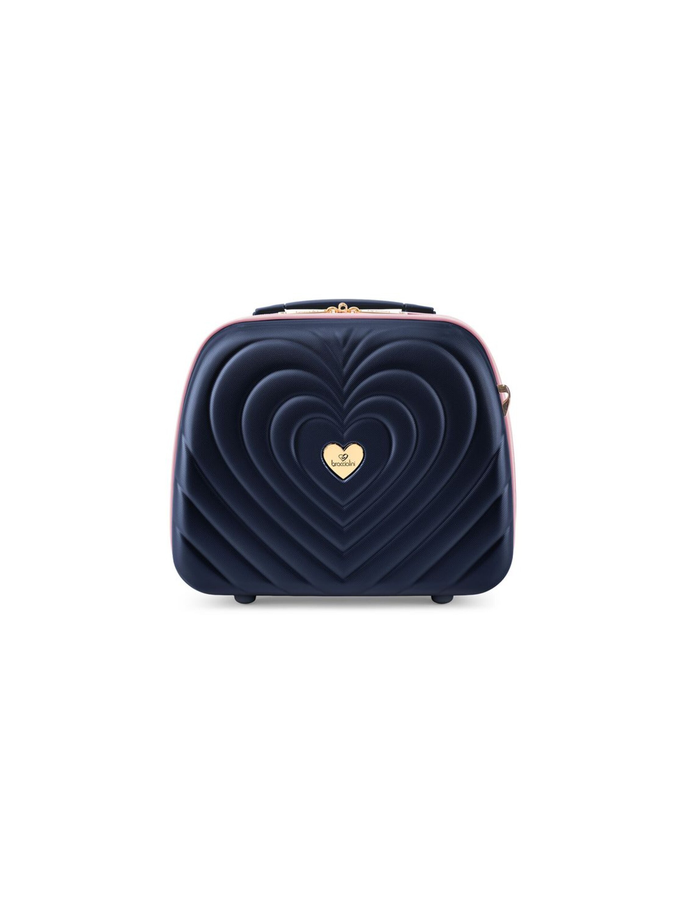 Braccialini - Bolsa de maquillaje 'Matelassé' en azul: frente