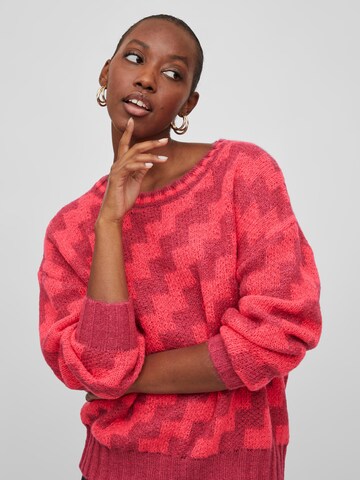 VILA Sweter 'Emilia' w kolorze różowy