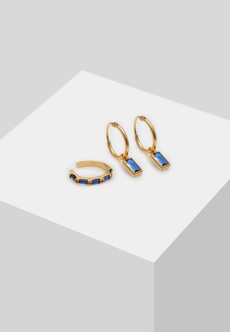 ELLI PREMIUM Ohrringe Creole, Earcuff in Gold