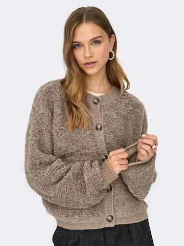 JDY Strickjacke in Grau