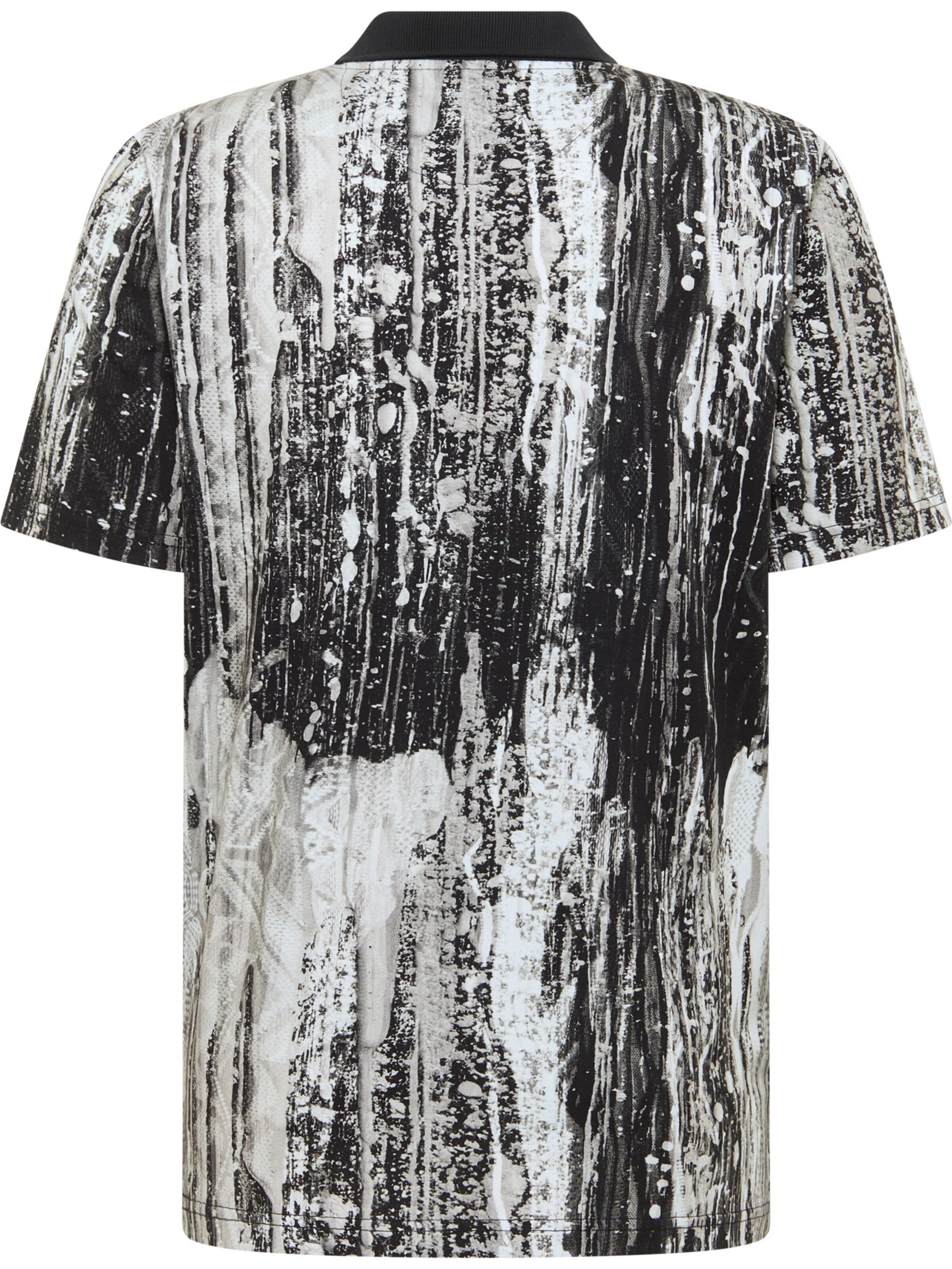 Carlo Colucci Poloshirt 'Fascella' in Schwarz