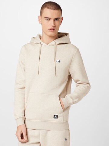 Starter Black Label Sweatshirt 'Essential' i beige: forside