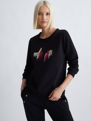 Liu JoSweater majica - crna boja: prednji dio