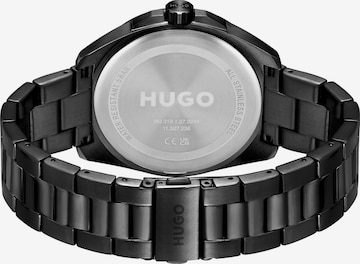 HUGO Red Аналогов часовник в черно