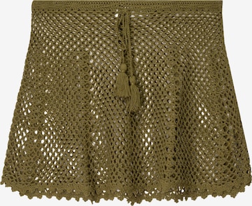 Fustă de la Bershka pe verde: față