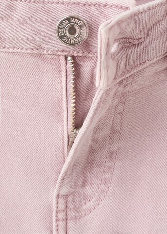 MANGO TEEN Wide leg Jeans 'Hope' in Pink