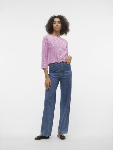 VERO MODA Sweater in Purple