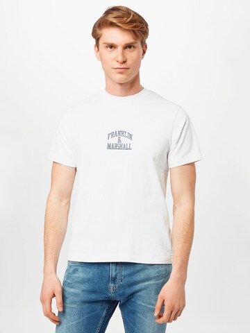 T-Shirt FRANKLIN & MARSHALL en blanc : devant