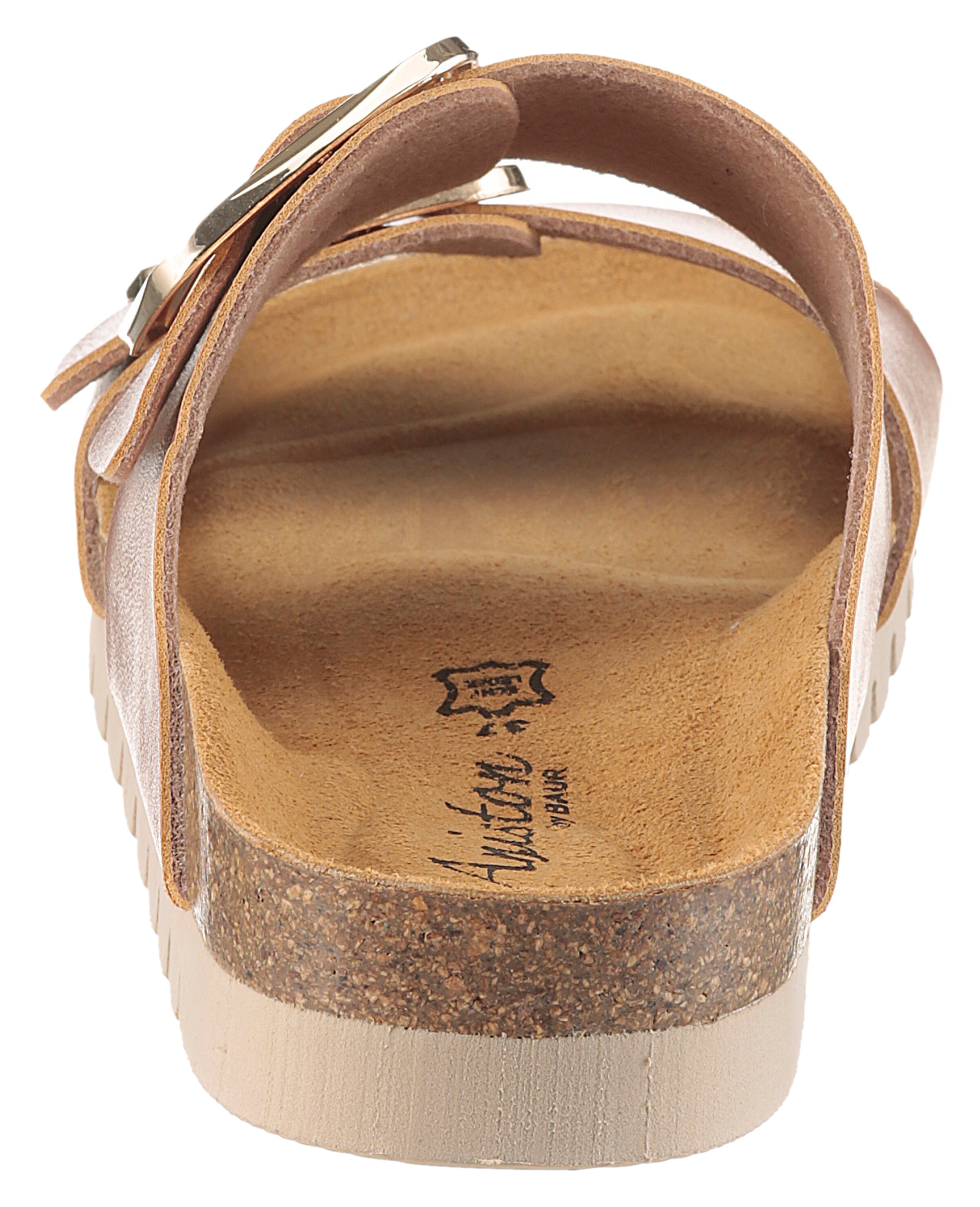 Aniston Mules in Bronze