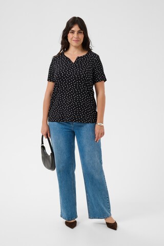 KAFFE CURVE - Camisa 'KCmella' em preto