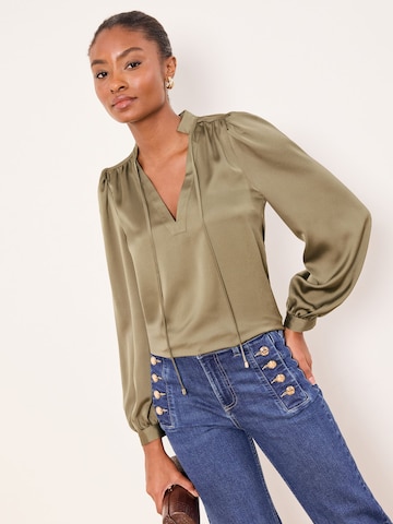 Lipsy Bluzka w kolorze zielony: przód