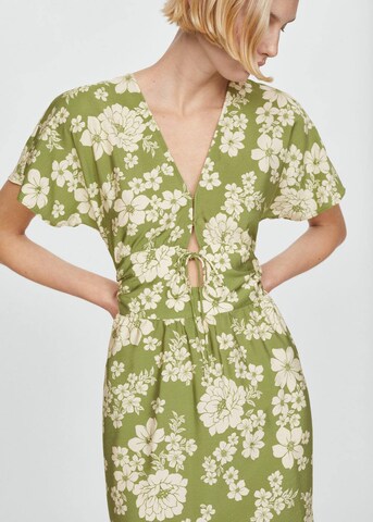 MANGO Summer Dress 'coloma' in Green